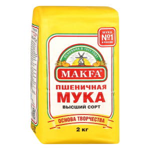 Мука пшеничная Makfa Высший сорт