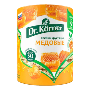 Хлебцы Dr. Korner злаковый коктейль Медовые