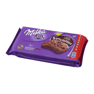 Печенье Milka Cookies с кусочками шоколада
