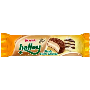 Печенье Ulker Halley Chocolate Sandwich с банановой начинкой