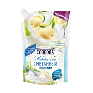 Майонез Слобода Сметанный 67%