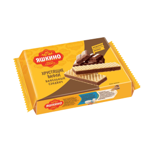 Вафли Яшкино Вафельный сэндвич с прослойкой из шоколадной глазури