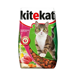 Корм сухой Kitekat для кошек Телятинка аппетитная