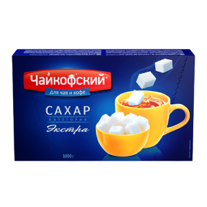 Сахар Чайкофский рафинад быстрорастворимый