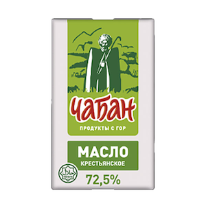Масло сливочное Чабан крестьянское 72,5%